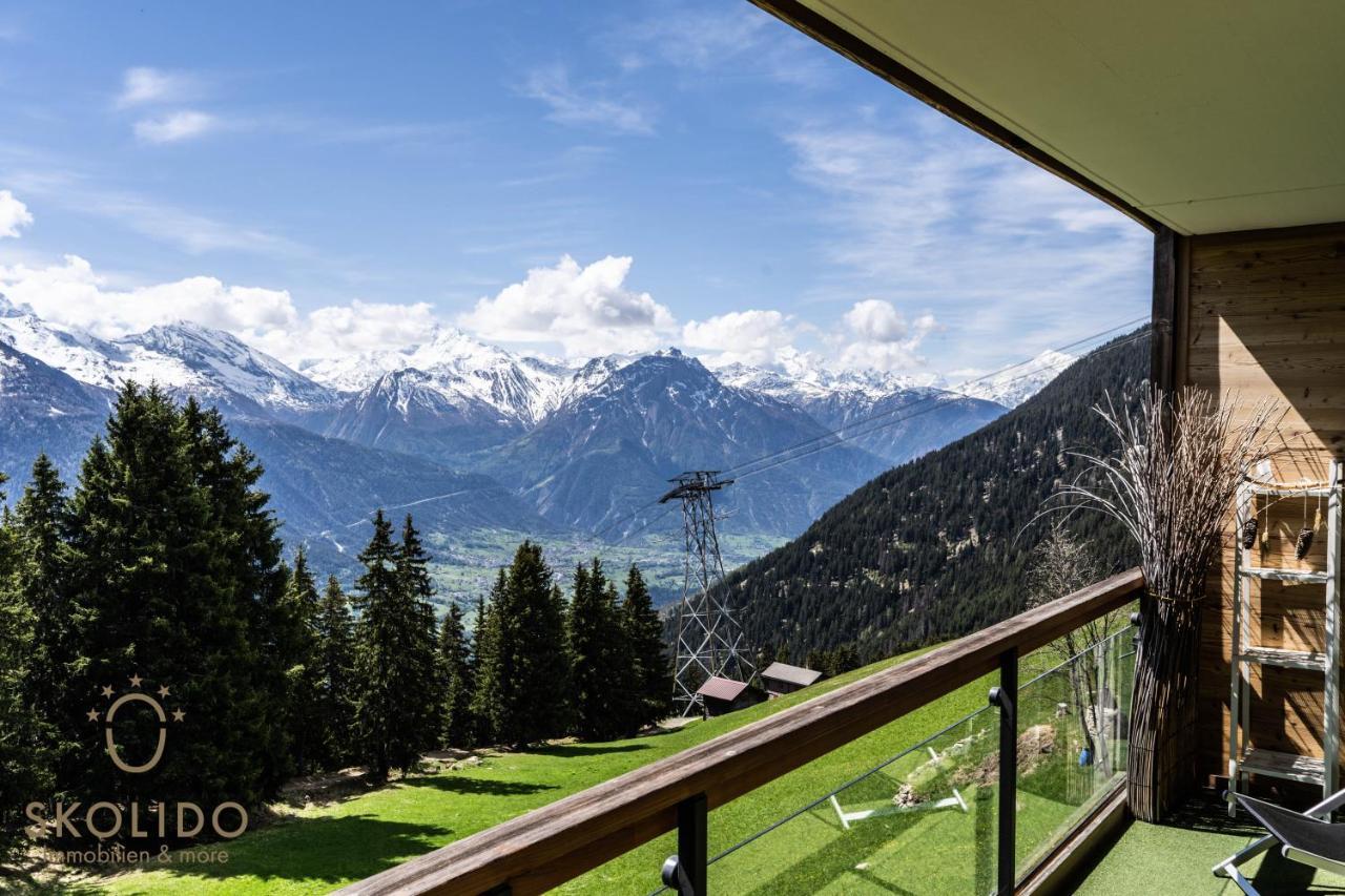 Апартаменты Haus Caroline, Riederalp Mitte Экстерьер фото