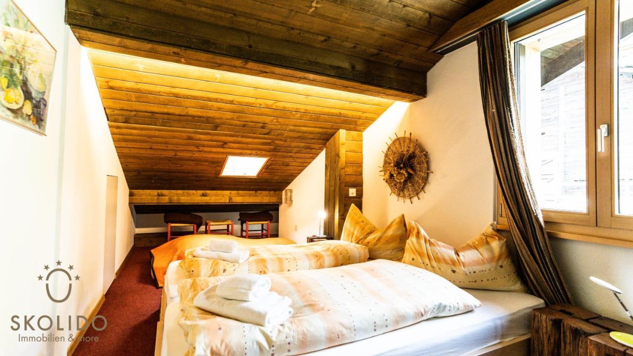 Апартаменты Haus Caroline, Riederalp Mitte Экстерьер фото