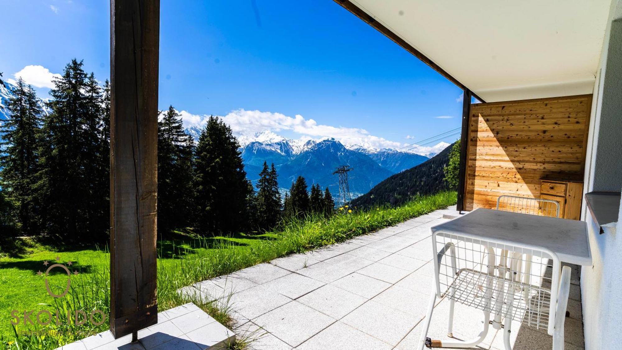 Апартаменты Haus Caroline, Riederalp Mitte Экстерьер фото