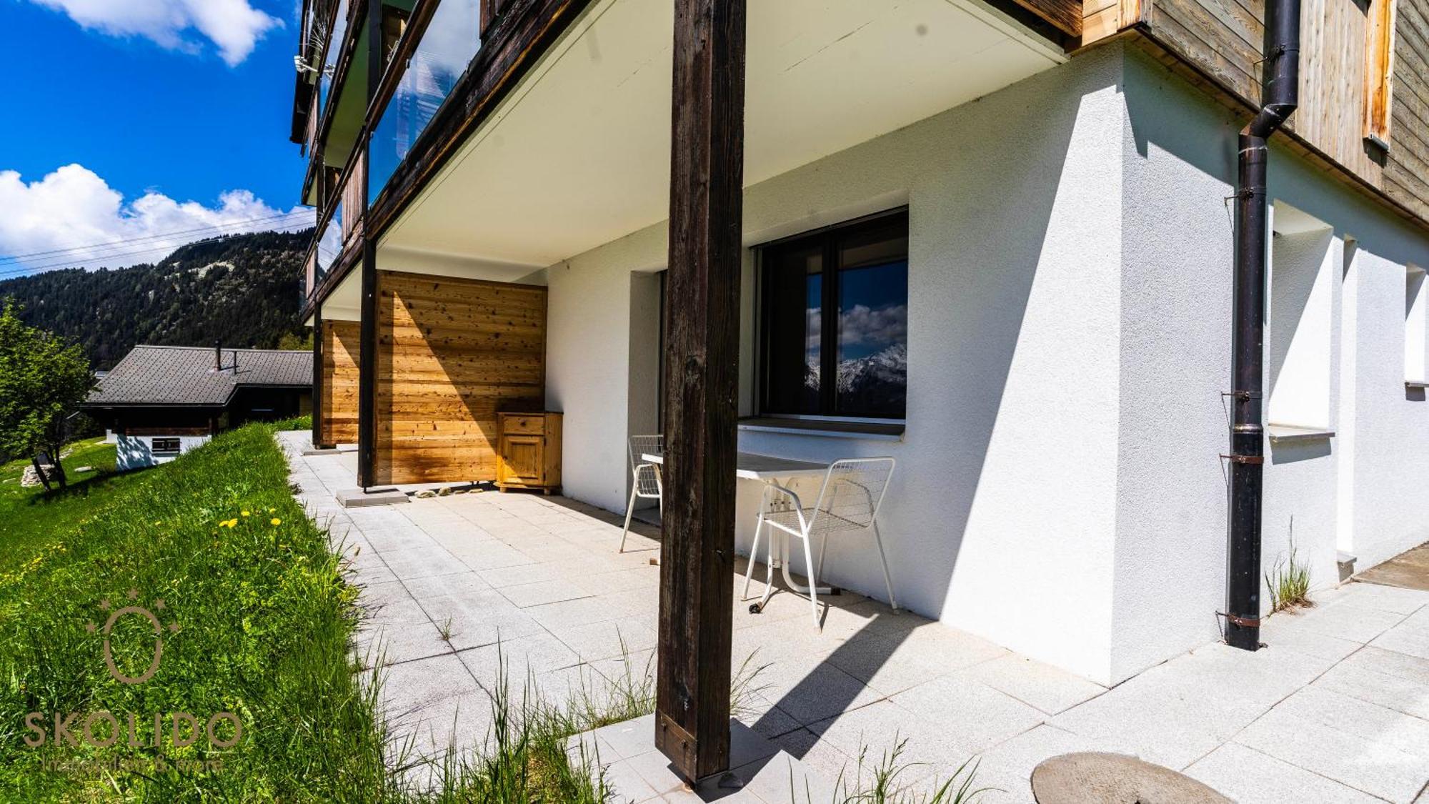 Апартаменты Haus Caroline, Riederalp Mitte Экстерьер фото